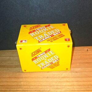 RARE SCORE 1990 MLB ROOKIE & TRADED CARD SET 110 PLAYER